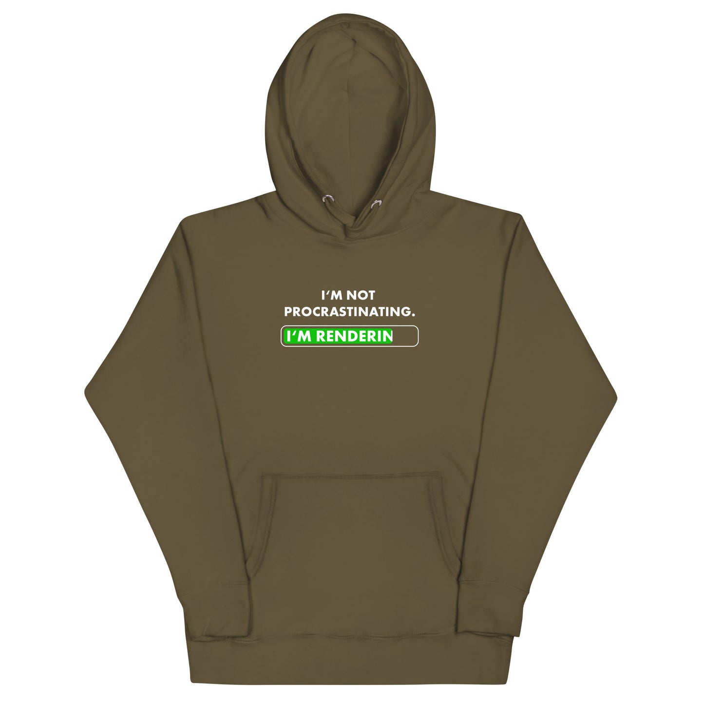 I'm Not Procrastinating, I'm Rendering Hoodie